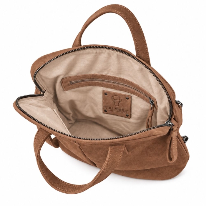 Preview: LITTLE BACKPACK SUEDE COFFEE